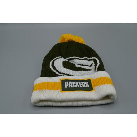 Green Bay Packers Budweiser NFL Beanie Toque Hat w Pom Pom NEW One Size - Picture 3 of 4
